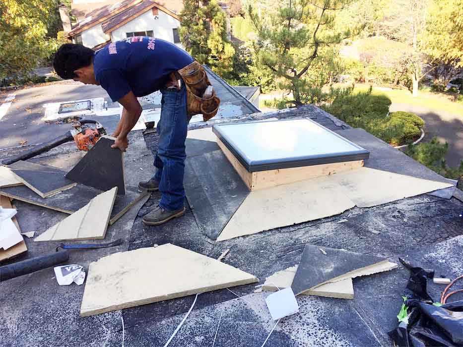 EPDM Flat Roofing Experts for Residential & Commercial Skylight Installation in Closter, NJ.